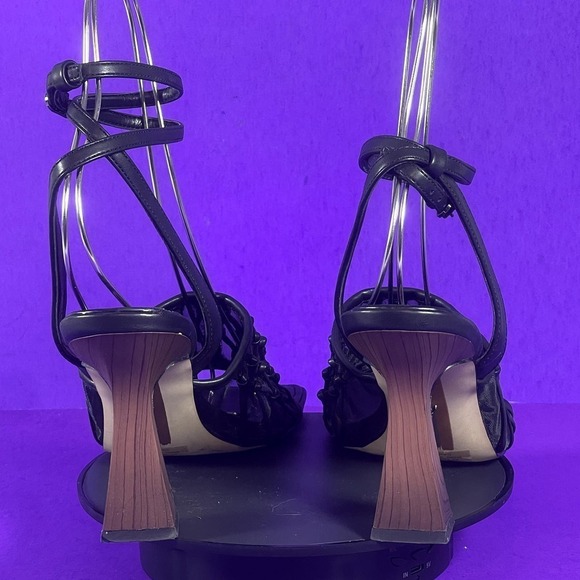 Sam Edelman Woven Black‎ Ankle Strap Candice Sandals Women's Shoe Size 7-NEW - Picture 4 of 7